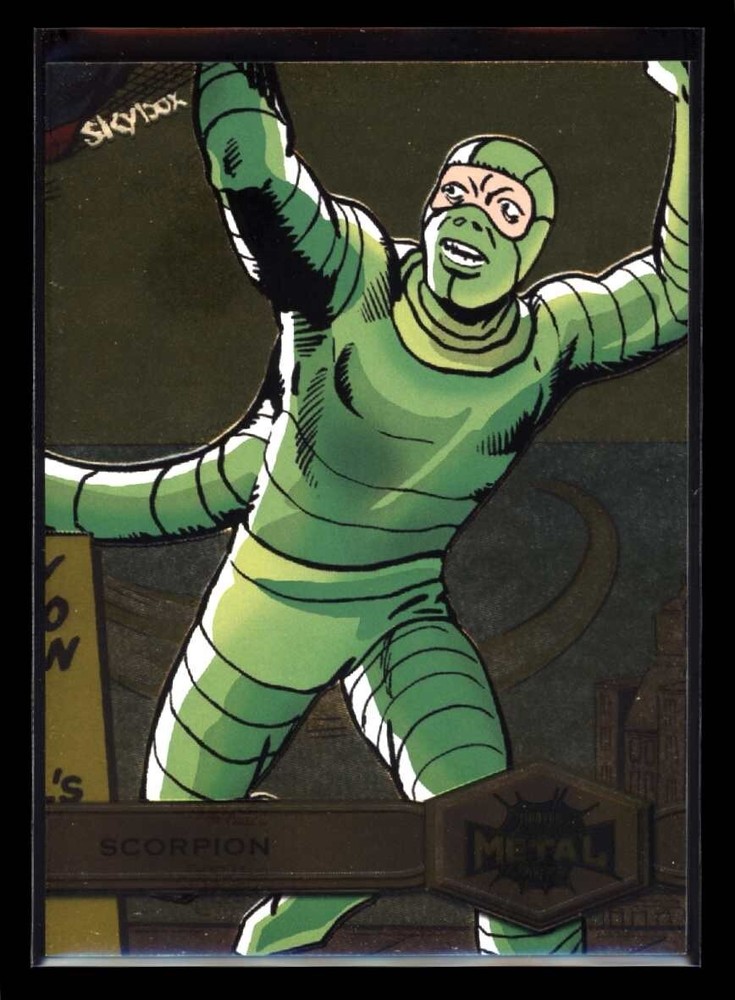 SCORPION 2022 Marvel Metal Universe Spider-Man High Series Gold FX #173