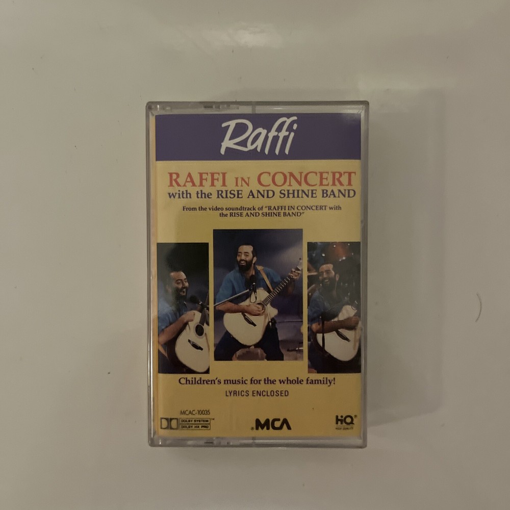 RAFFI CASSETTE IN CONCERT With Lyrics