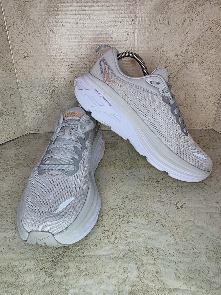 Hoka One One Bondi 8 Athleisure Shoe Women Sz 8B Running Jogging Walking Sneaker