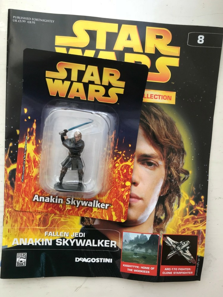 STAR WARS FIGURINE COLLECTION ISSUE 8 ANAKIN SKYWALKER DEAGOSTINI METAL FIGURE