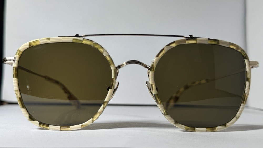 KREWE AUSTIN 12K Titanium + Oki Yuzu Sunglasses