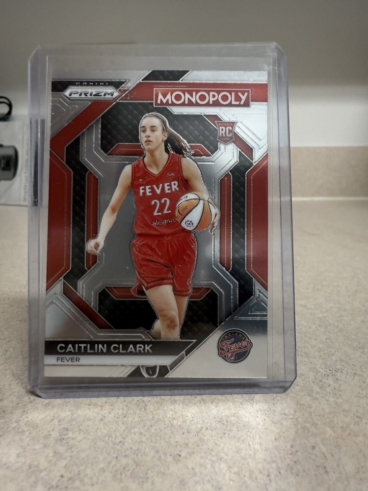 Caitlin Clark 2024 Panini Prizm Monopoly WNBA Fever RC Base Rookie Card #WNBA27 WNBA Fever Rookie Collection