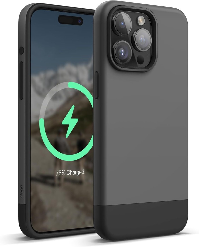 Compatible with iPhone 15 Pro Max Case, Compatible with MagSafe, Glide Case, Ful