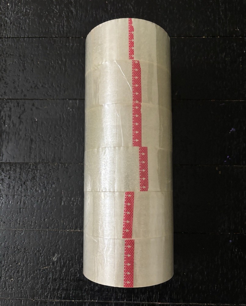6 ROLLS Heavy Duty Carton Box Packaging Packing Tape 2mil 2