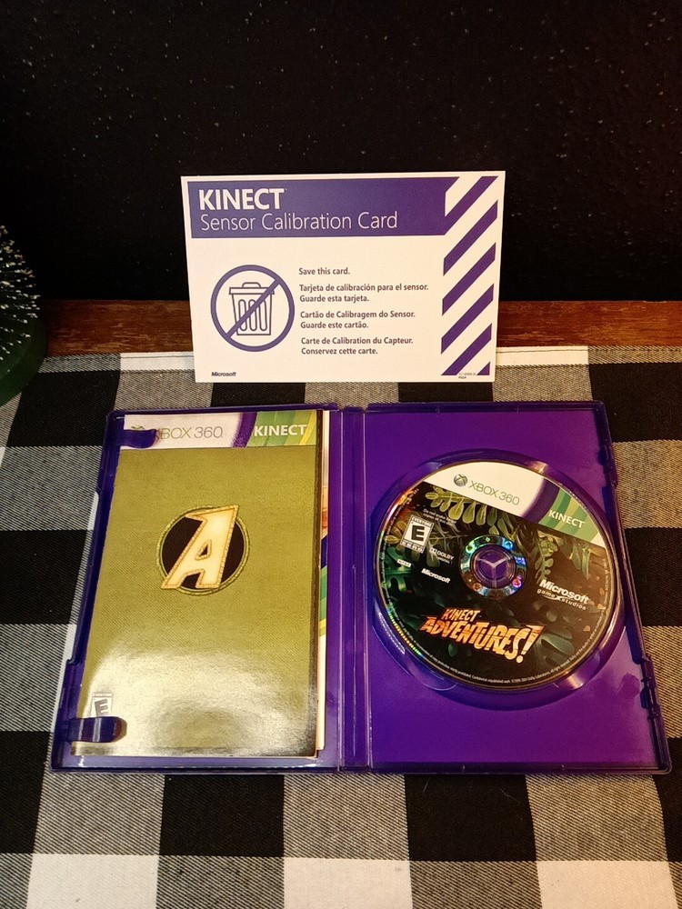Kinect Adventures XBOX 360 game Complete w/Manual in Case