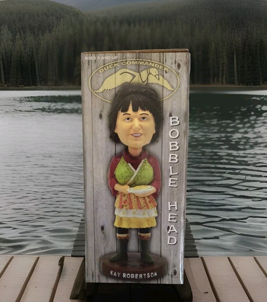DUCK DYNASTY, KAY ROBERTSON bobble head, new in box