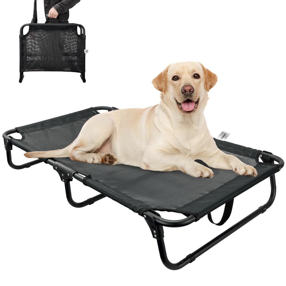 Elevated Raised Cooling Dog Bed for Large Dogs Foldable Outdoor Pet Cot
