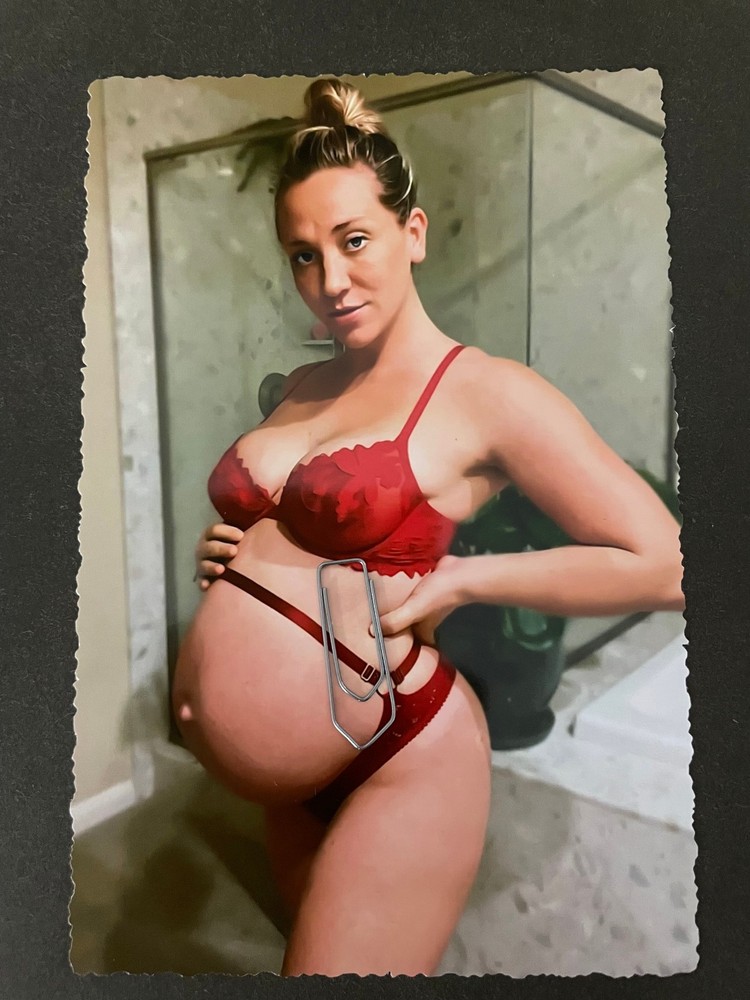 Pregnant Woman Art Model Photo WT-18