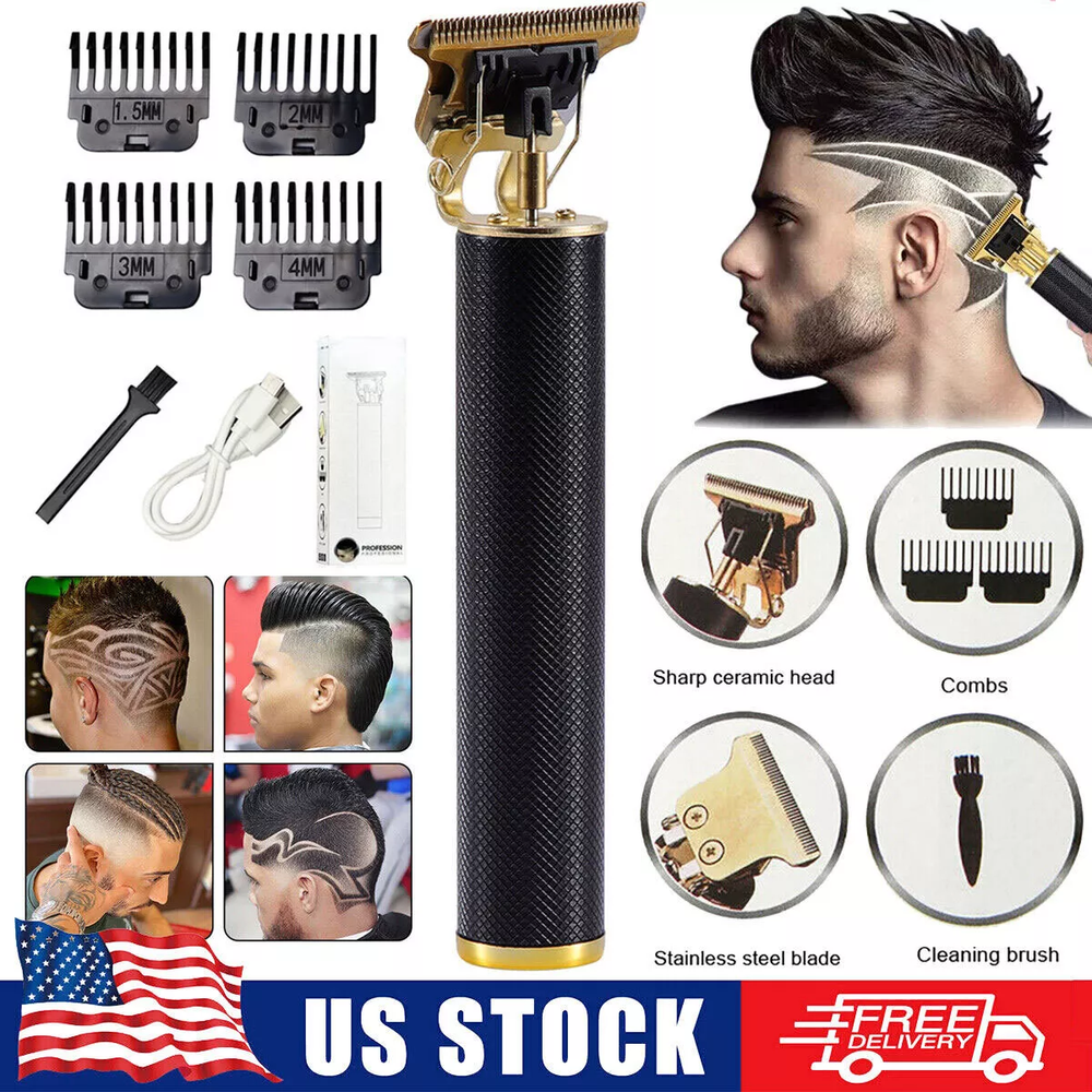 Men's Electric BEARD SHAVER Trimmer Razor Rechargeable Hair Shaving Machine USB