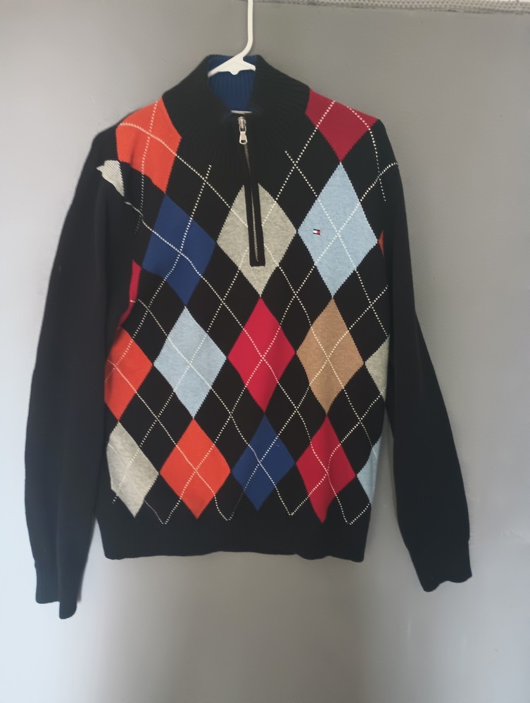 Tommy Hilfiger Quarter Zip Pullover Size Large