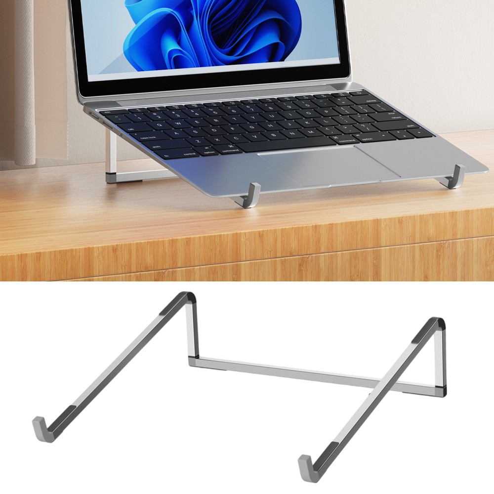 Foldable Laptop Stand Aluminum Notebook Riser Computer Holder Desk For 11-17 Inc