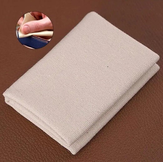 High-Density 30x30cm Leather Edge Polishing Cloth for DIY Leathercrafts