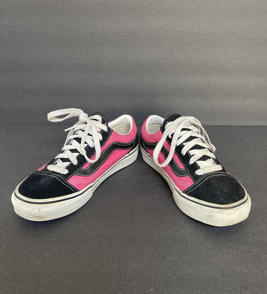 Zapato de skate vintage Vans Old Skool para mujer 6,5 rosa/negro