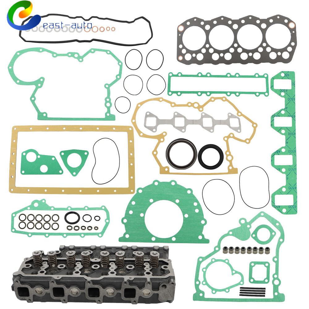 For Mitsubishi Engine S4S Complete Cylinder Head Assembly & Full Gaskets