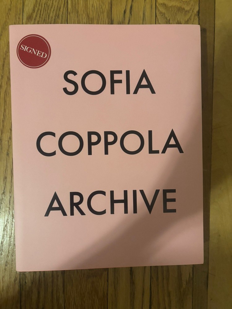 Sofia Coppola Archive Signed Book BECKETT BAS COA RARE AUTOGRAPH !! No DVD