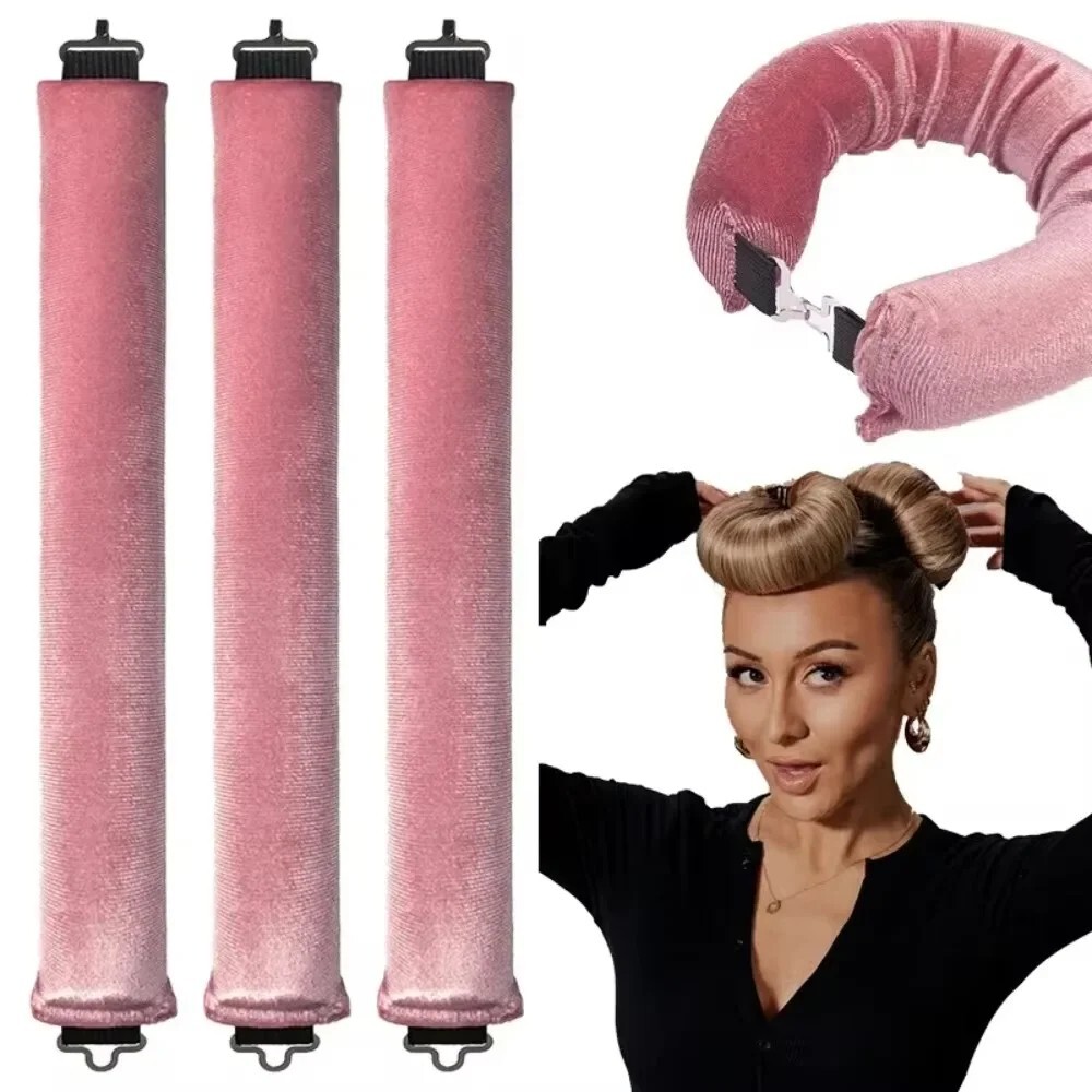 Heatless Hair Curlers Curling Rod Headband No Heat Hair Rollers Lazy Curls Rods