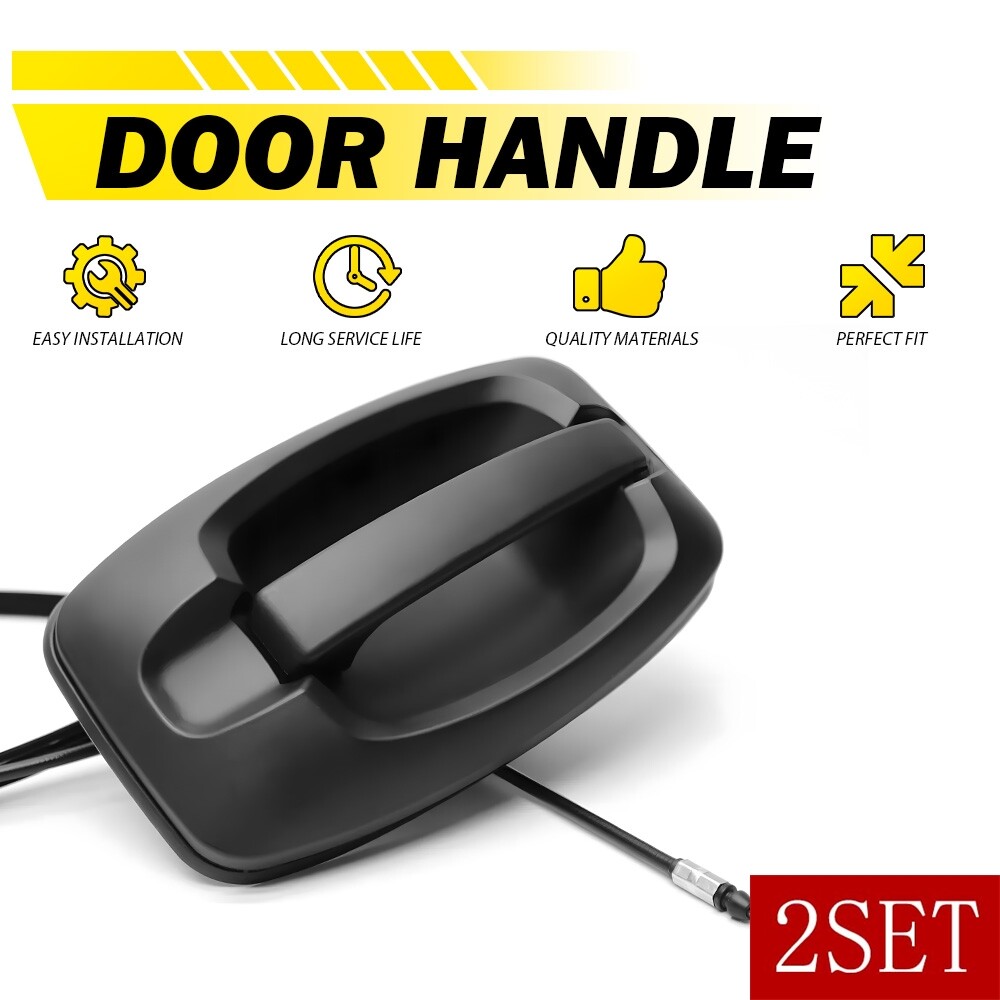 2x Sliding Door Handle with Cable For 2014-2022 Ram ProMaster 3500 2500 1500 M