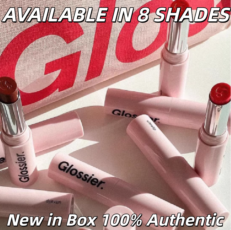 Glossier Ultralip High Shine Lipstick with Hyaluronic Acid,8 colors,0.1 oz