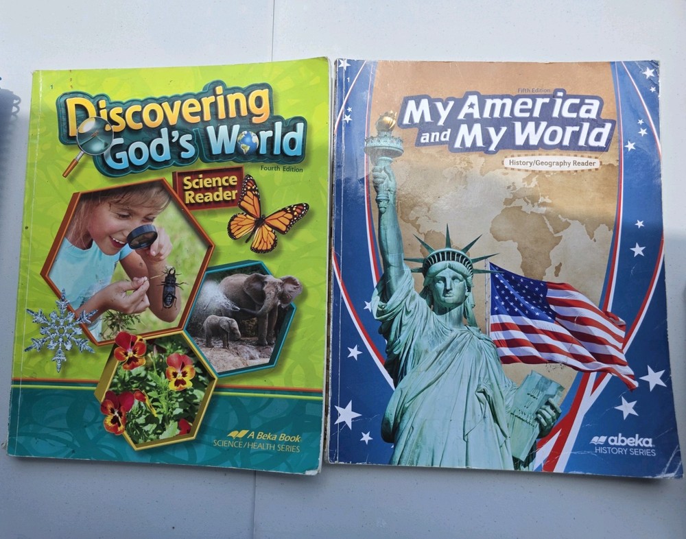 Abeka 1st Grade History/Geography and Science Readers