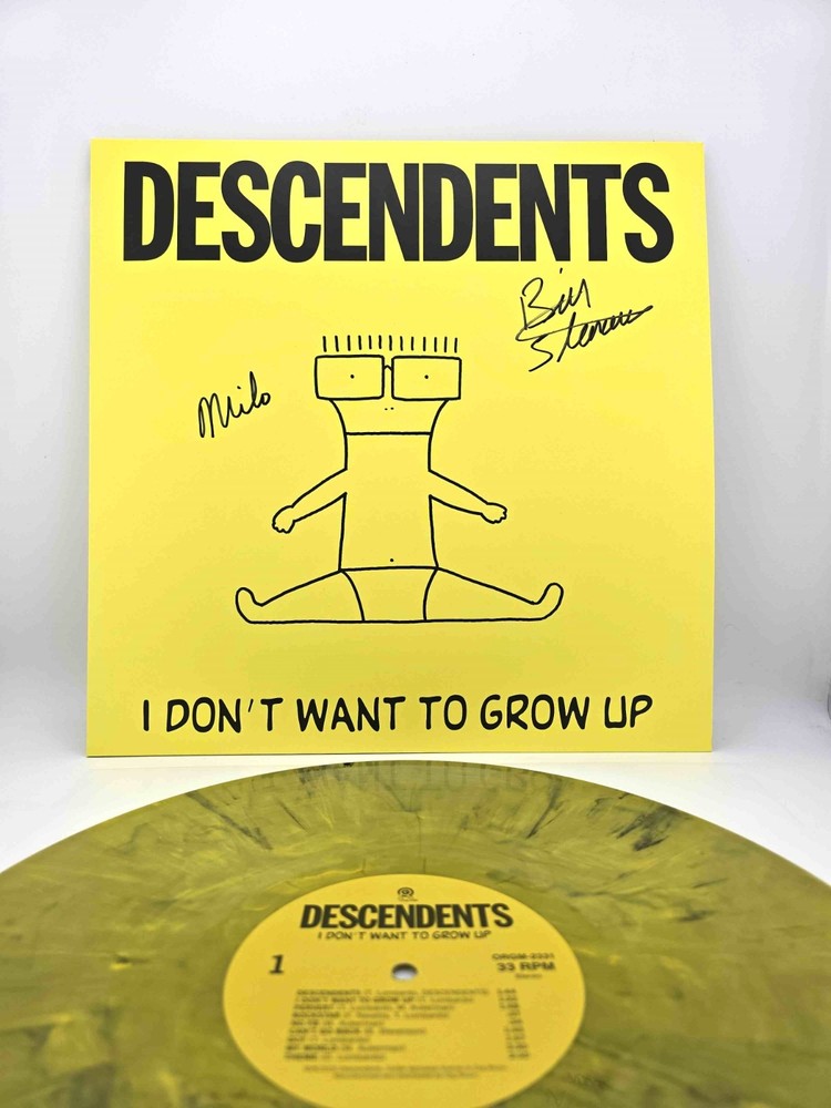 DESCENDENTS I Don't Want To Grow Up BANANA PEEL Autographed SIGNED Cover Vinyl