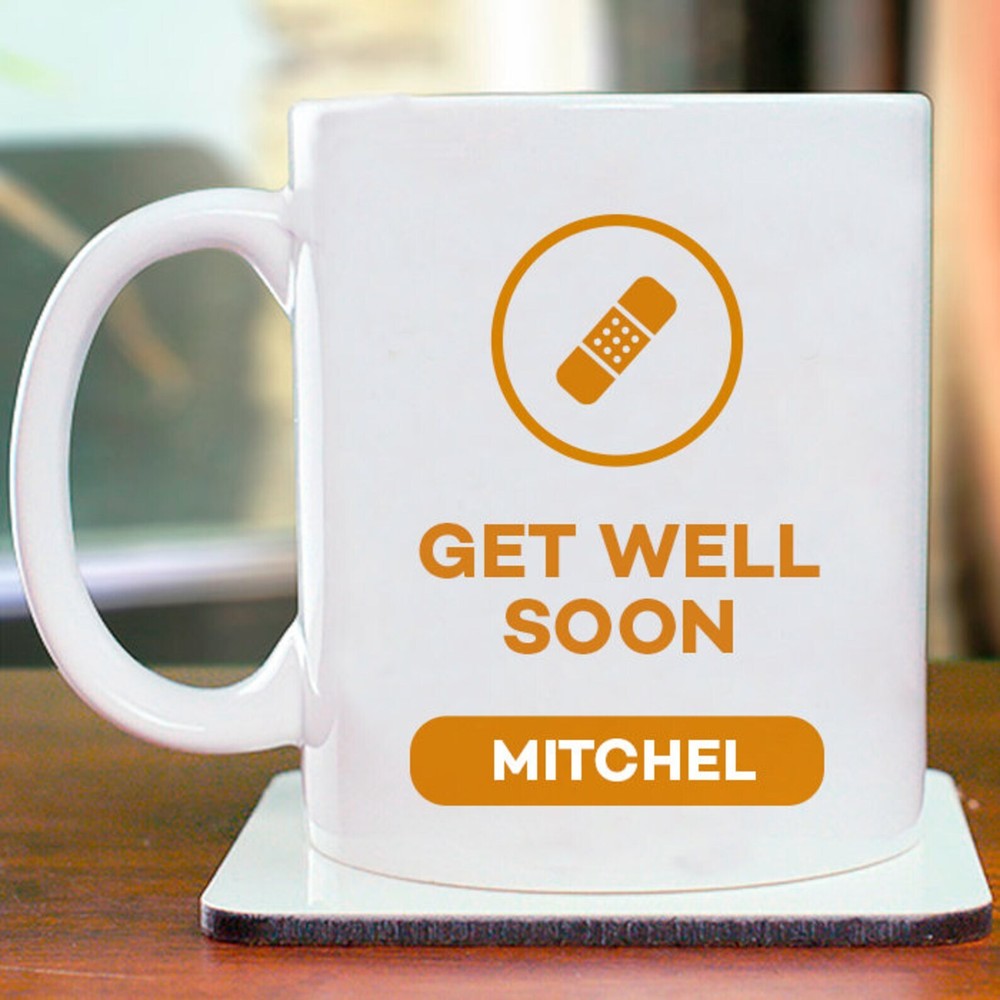 Custom Get Well Soon Mug Personalized Recovery Mugs Feel Better Soon Sick Friend