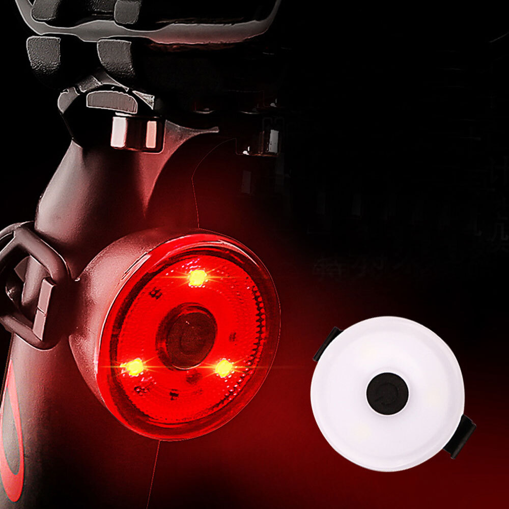 Mini LED Bicycle Tail Light Bike Rear Light Light Warning Safety Lamp Universal