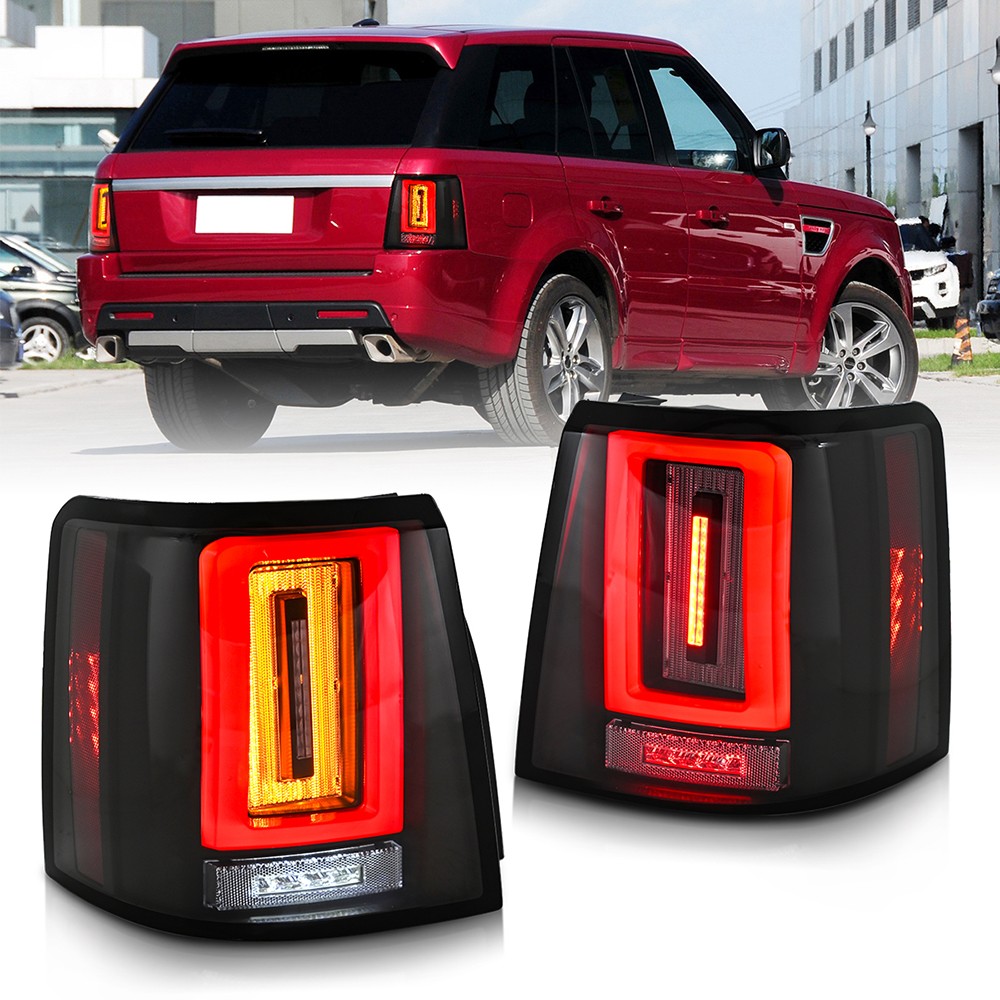 2PCS LED Tail Light For Land Rover Range Rover Sport 2006-2013 Rear Lamps Smoke