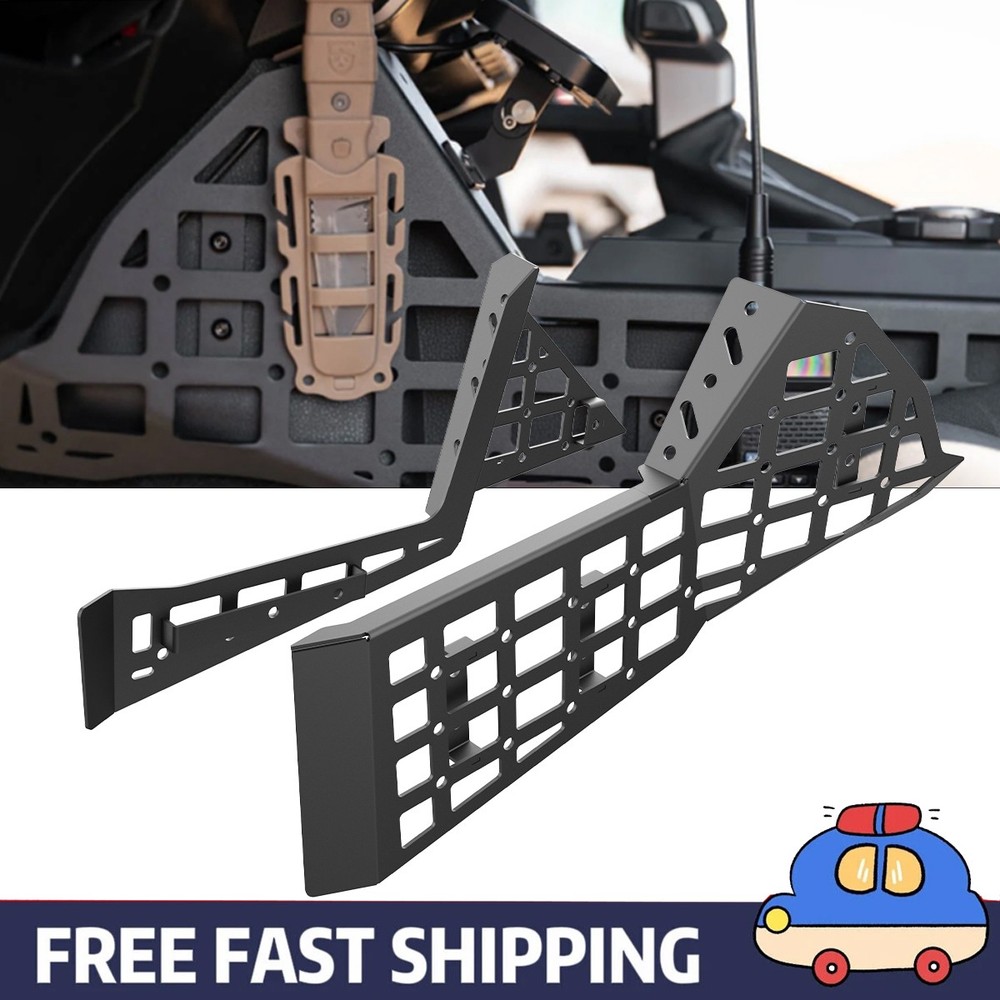 2PCS Front Bed MOLLE Panel Fit Toyota Tacoma 2024-2026 Center Console Storage