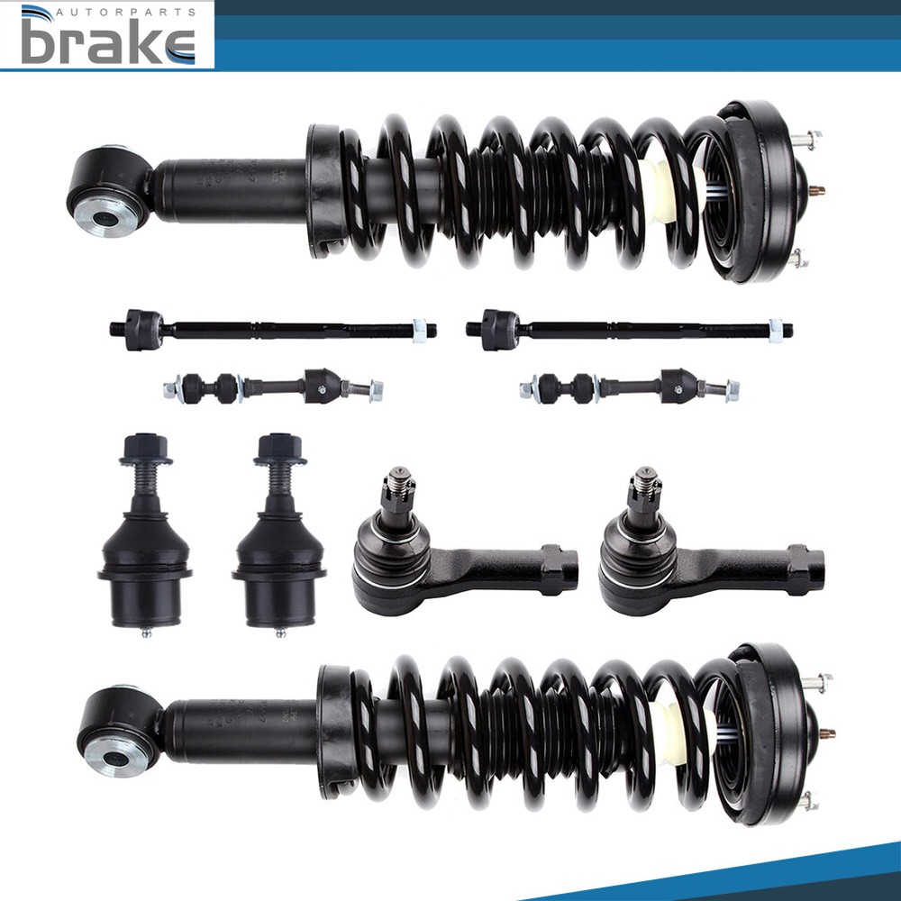 2005 Ford F-150 RWD Front Suspension Kit with Strut Sway Bar Link Tie Rod