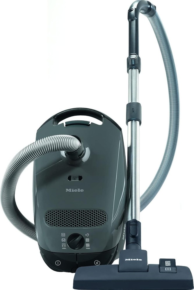 Miele Classic C1 Pure Suction Bagged Canister Vacuum, Graphite Grey