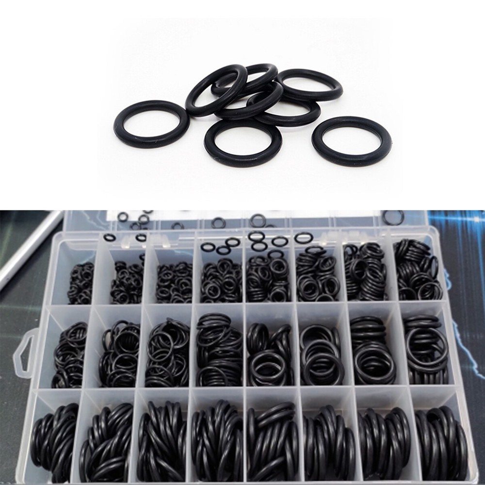 Sealing O Ring Gasket Waterproof Car Nitrile Rubber 1200Pcs NBR Seal Ring Kit