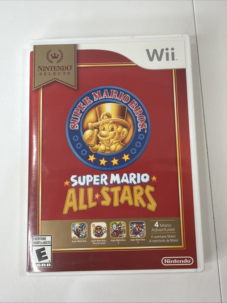 Super Mario All Stars (Nintendo Wii, 2011) CIB Complete Tested