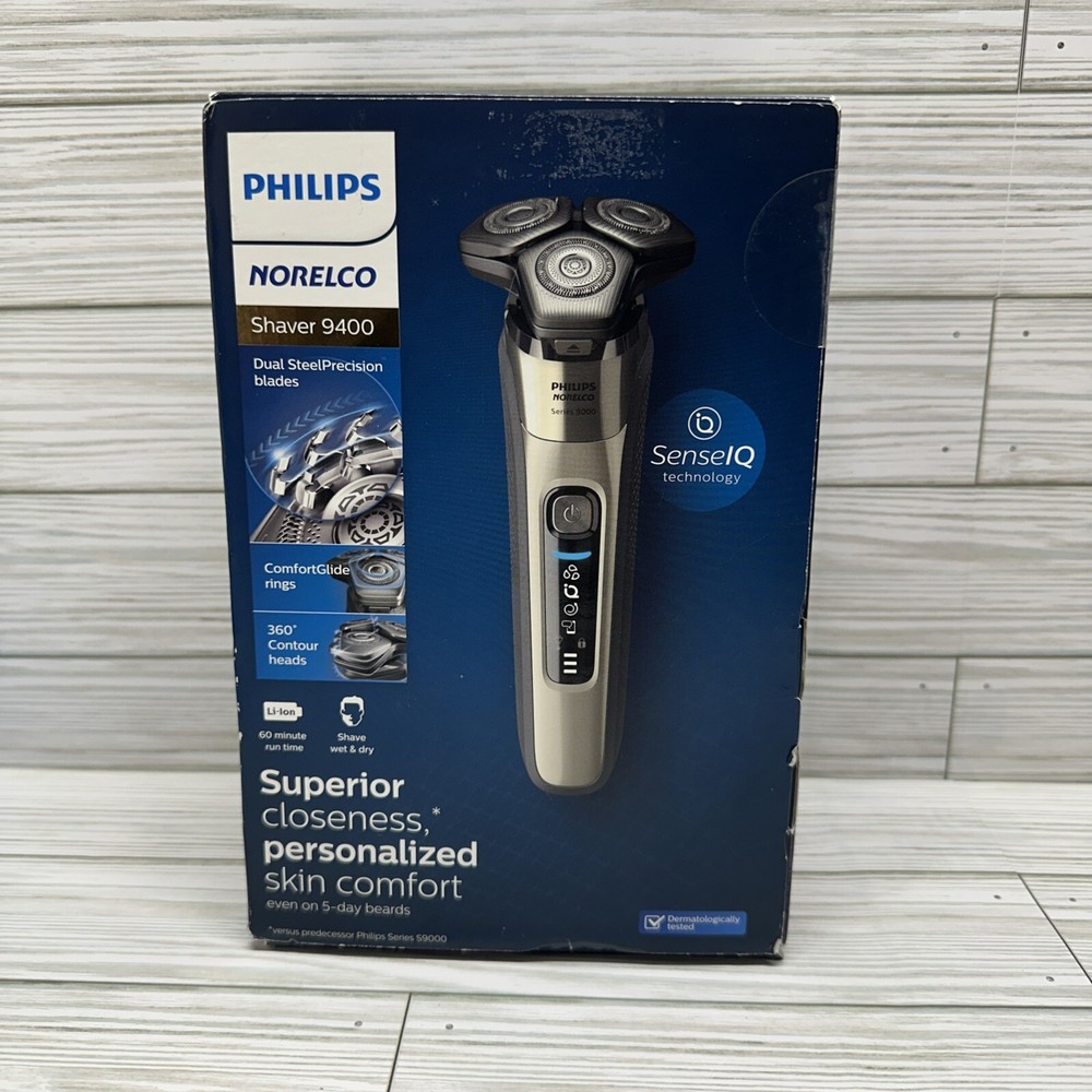 Philips Norelco 9400 Wet & Dry Shaver - S9502 Series 9000. With Case.