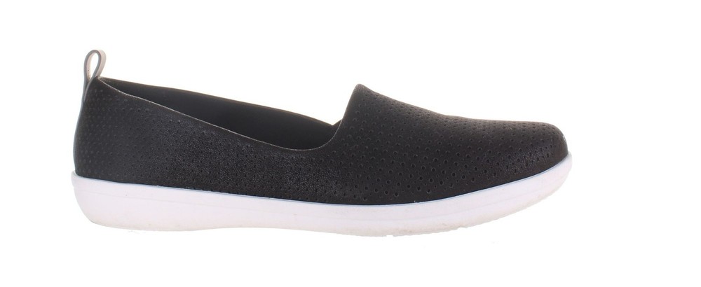 Clarks Womens Ayla Blair Black Casual Flats Size 10 (7797402)