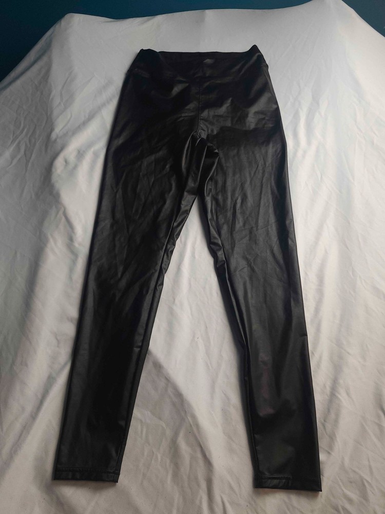 OFFLINE By Aerie Real Luxe Faux Leather Leggings Womens Large Black Stretch