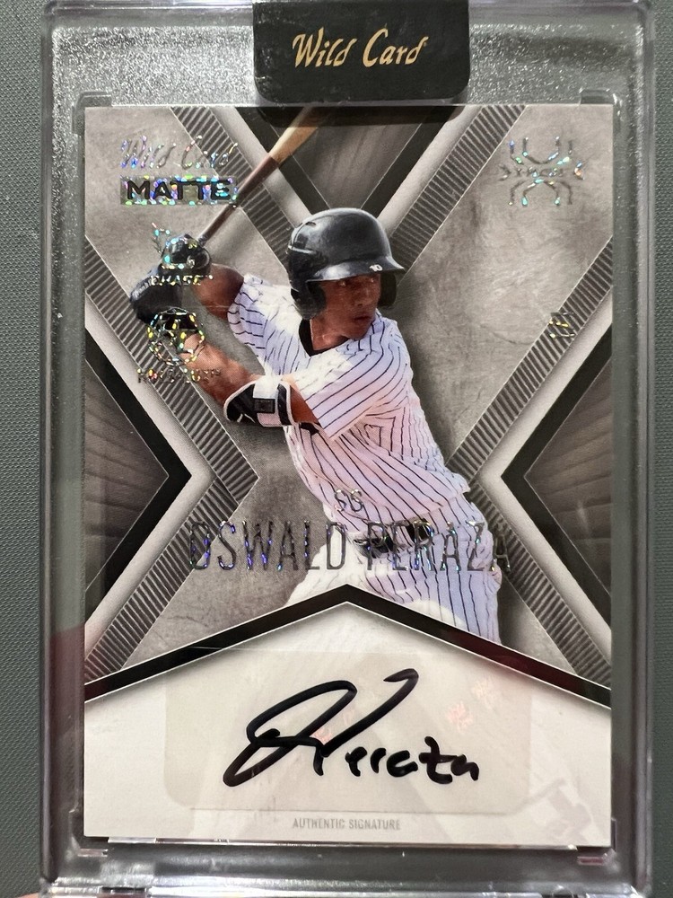 2024 Wild Card Matte Oswald Peraza Xplode AUTO 1/1 Yankees (Color Match)