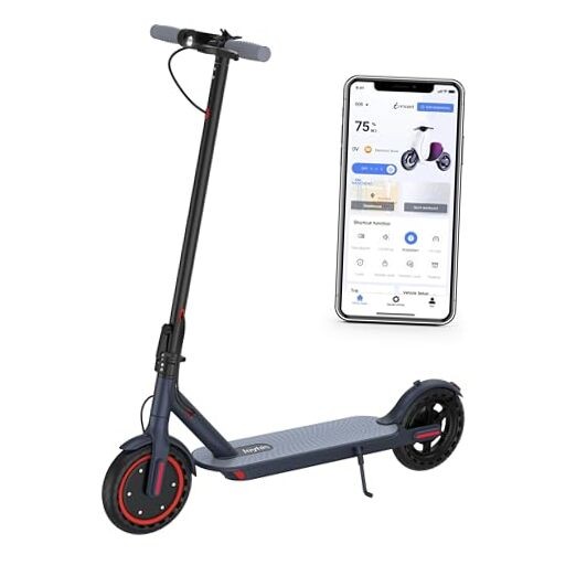 Powerful 350W Electric Scooter for Adults - 19 MPH Speed & 19-23 Mile Range JS03