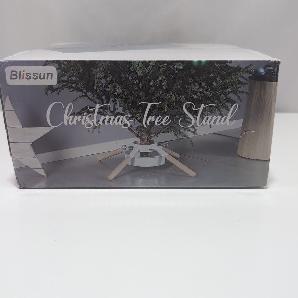 Blissun Christmas Tree Stand for Real Trees, Fits up to 8FT, Xmas Tree Holder...
