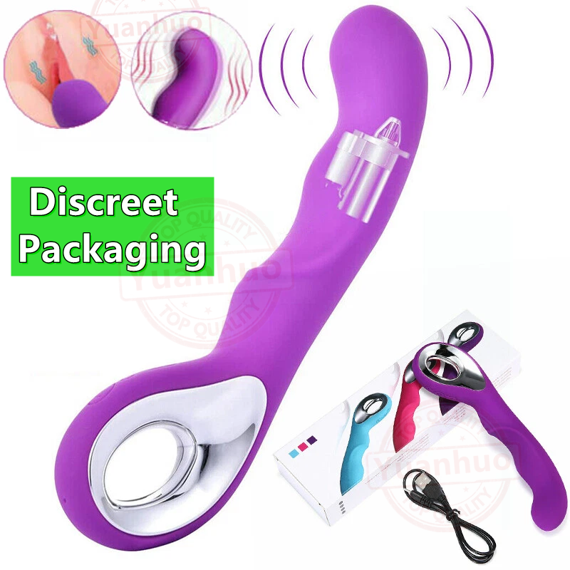 10-Speed Waterproof Vibrating Massage Wand for Women - Powerful Handheld Personal Massager