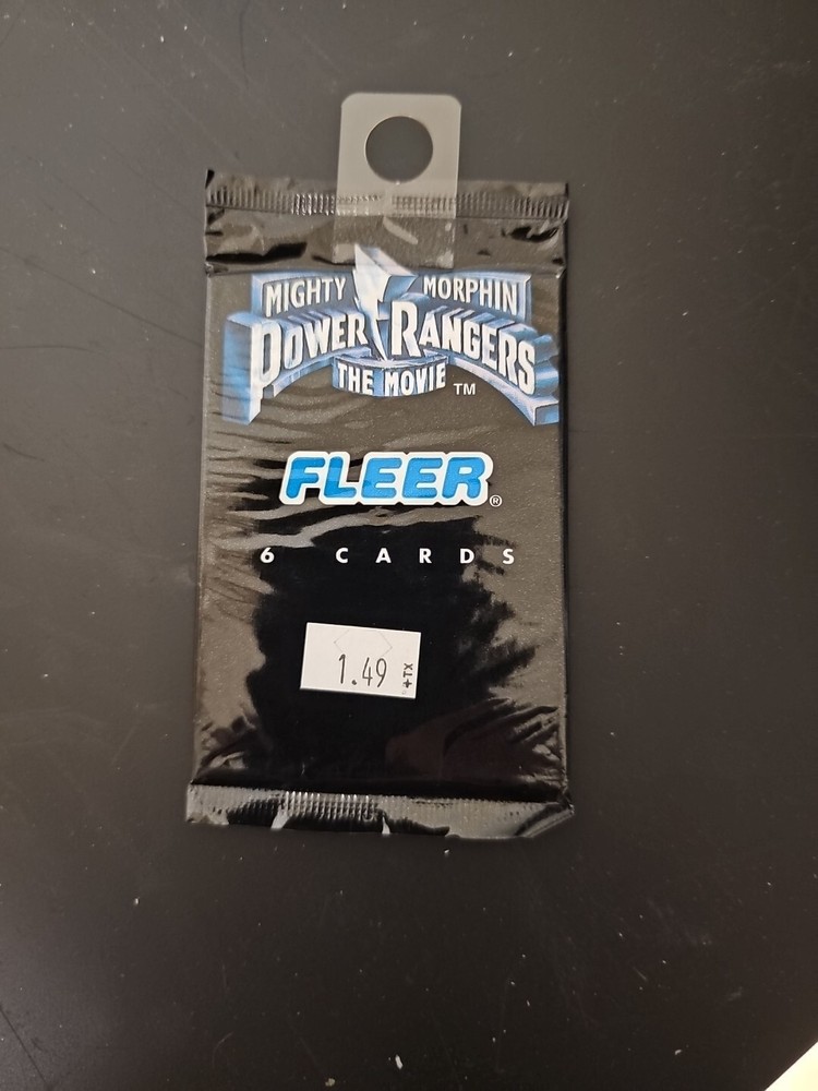 1995 Mighty Morphin Power Rangers the Movie Fleer  Cards pack/Bags Of 5 Packs