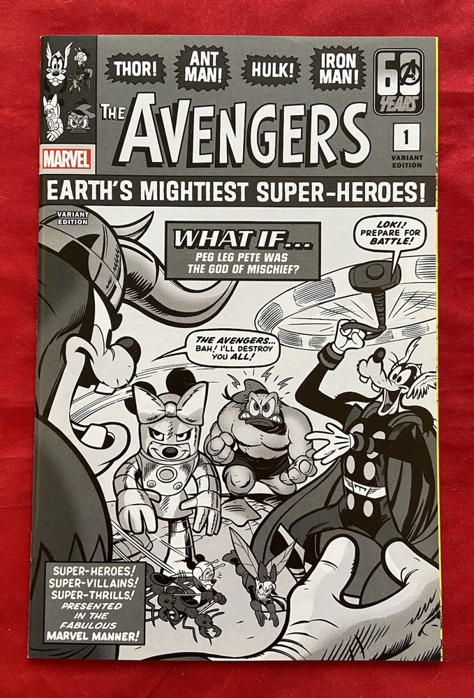 Amazing Spider-Man #41 1:100 Disney What If Black White Pastrovicchio Variant Marvel Near Mint Plus