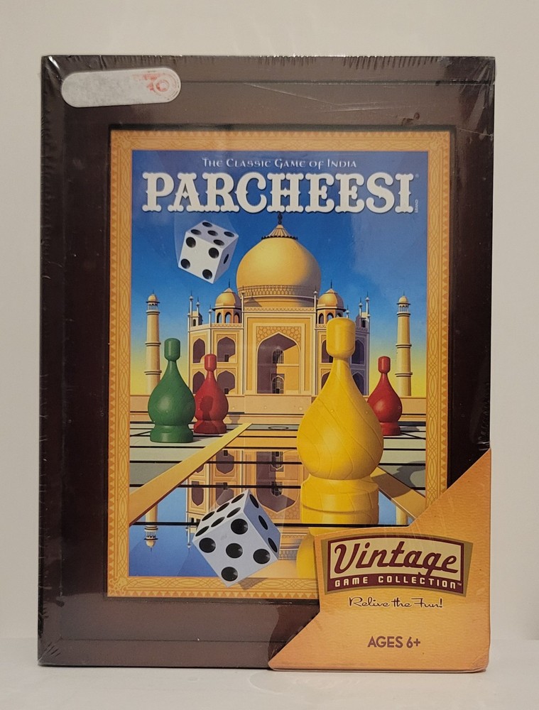 SEALED 2011 MB Games  Board Game Parcheesi Vintage Game Collection Wood Box