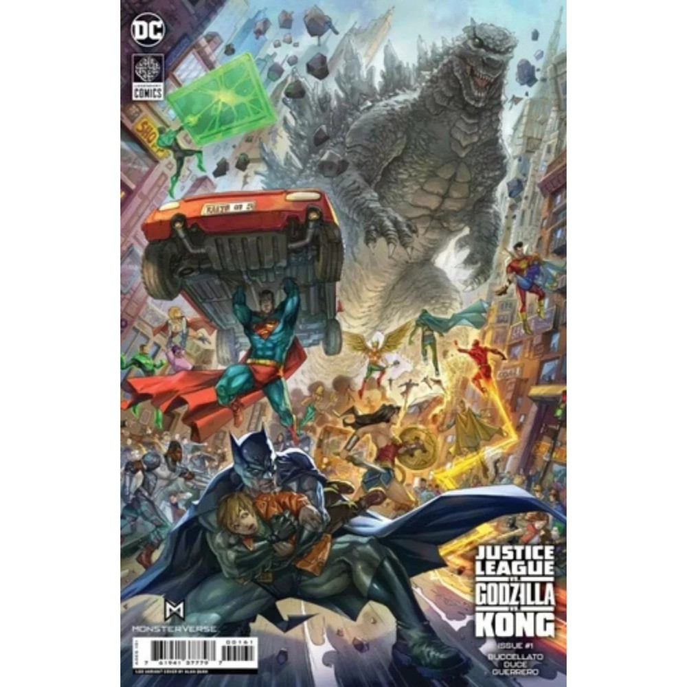 Justice League vs Godzilla vs Kong #1 Alan Quah Cardstock Variant Cover DC Comics December 2023