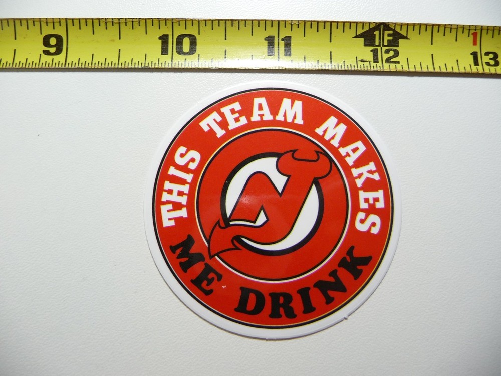 NEW JERSEY DEVILS HOCKEY DECAL STICKER TEAM SPORTS GAME