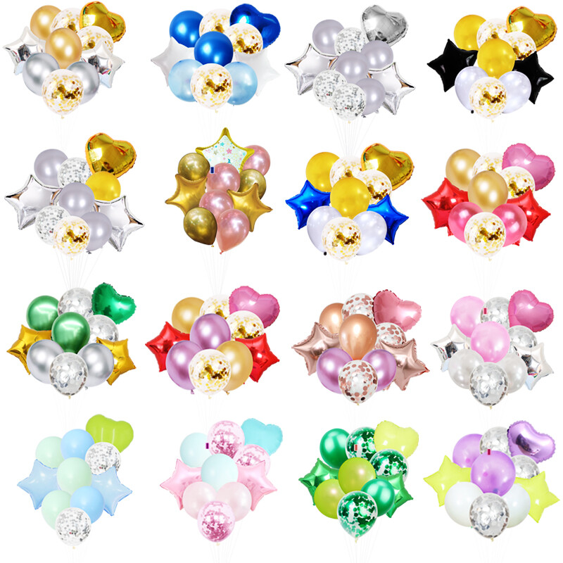 10 pcs set birthday party Helium Balloon Decorations Wedding Festival Valentine