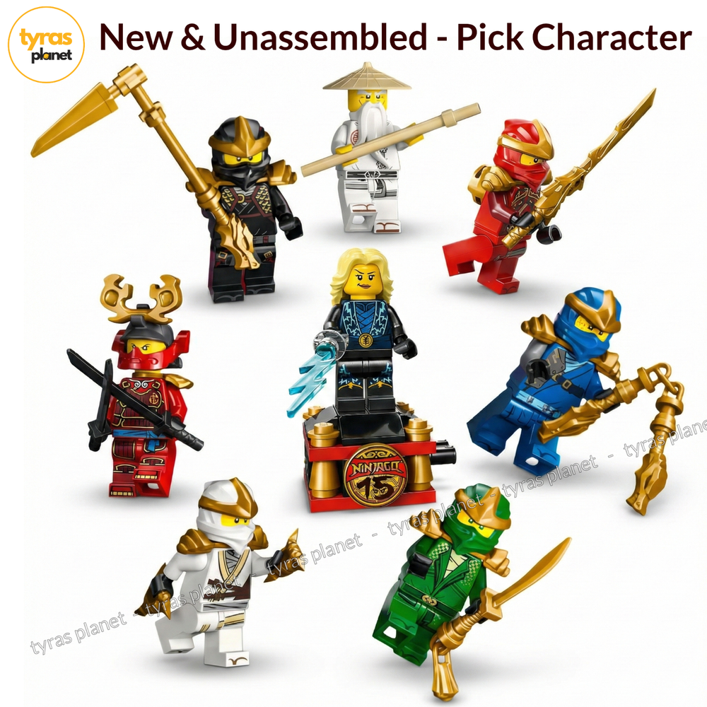 LEGO 71866 NINJAGO Minifigure Kai Jay Cole Zane Lloyd Wu Nya Master of Lightning