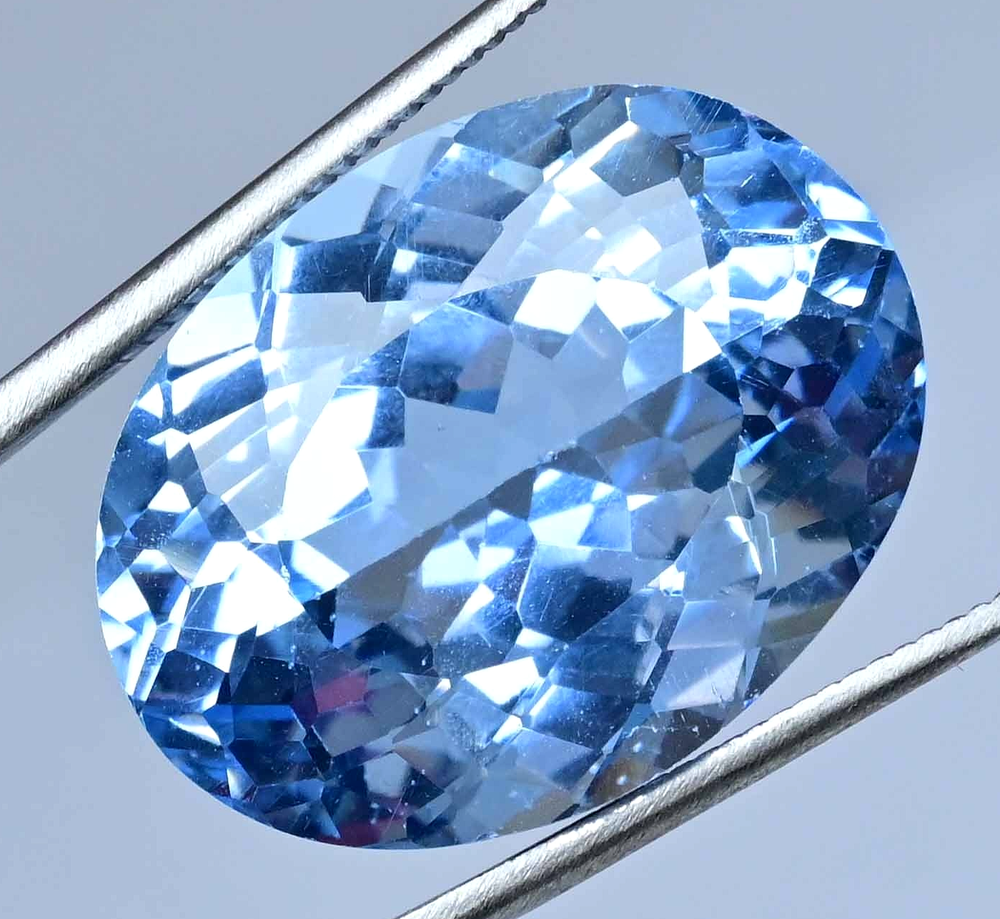 Natural Namibian Blue Jeremejevite 41.50 Ct Certified Stunning Loose Gemstone