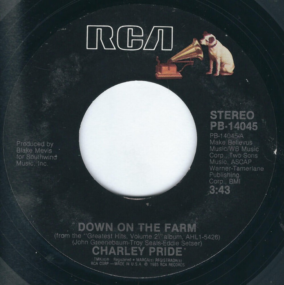 Charley Pride - Down On The Farm / Now And Then (7