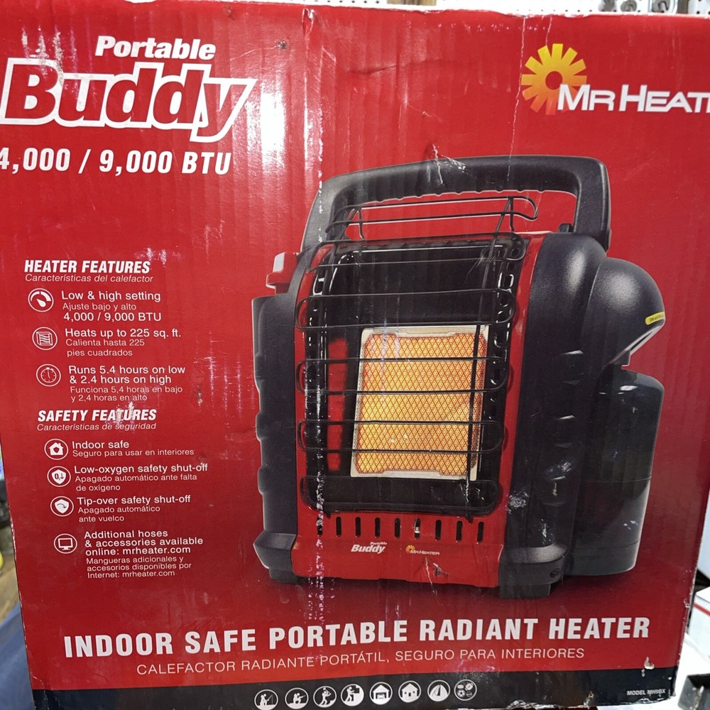 Mr Heater F232000 9000 BTU 225 sq-ft Portable Buddy Propane Heater New