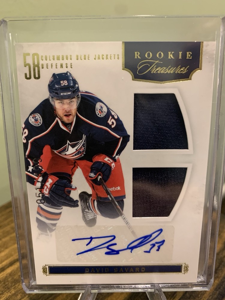 2011-12 Panini Rookie Anthology David Savard Rookie Treasures Auto #135